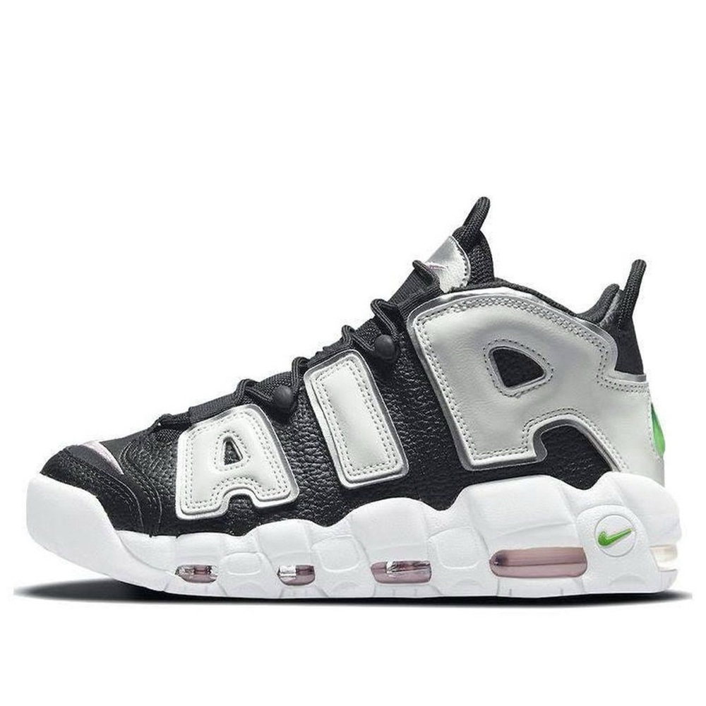 Nike Air More Uptempo Black White Green (Women's)